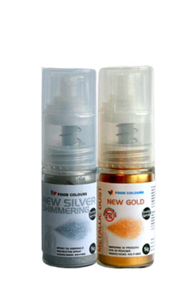 Powdered colouring pearl sprays 5g and 10g