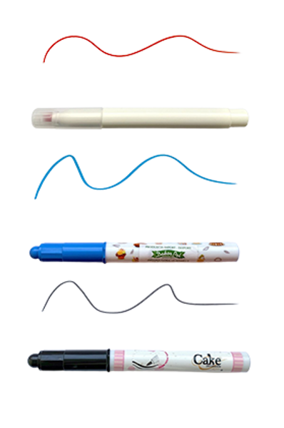 Pārtikas marķieri 1mm un 2mm