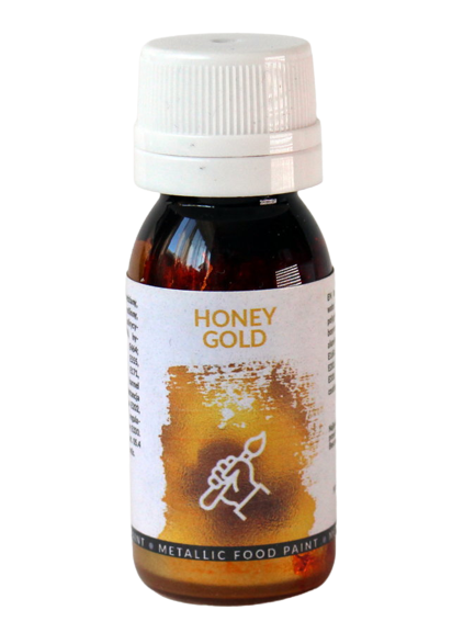 Honey Bee Metāliskā krāsviela zelta JAUNA gleznošanai 18ml