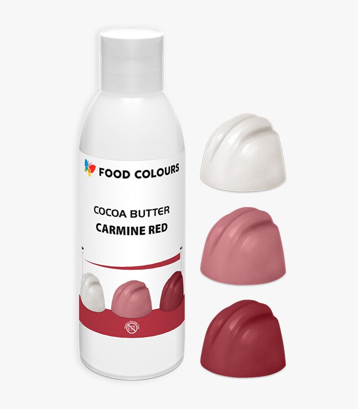Cocoa butter Carmine-red 100g