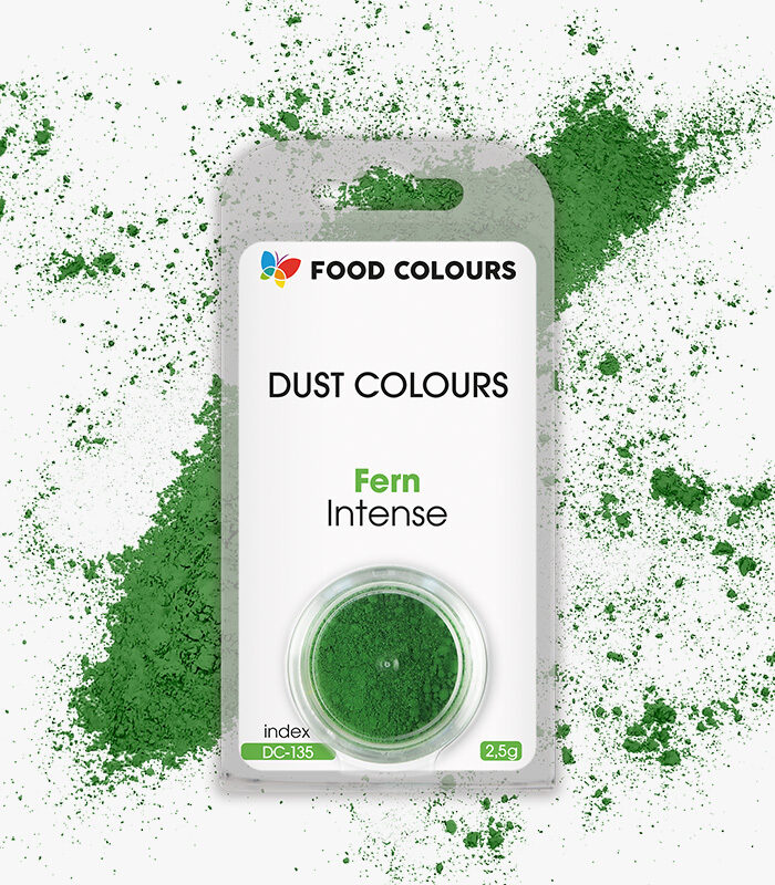 Gaiši zaļa intensīvā krāsviela dekorēšanai Fern 2.5g