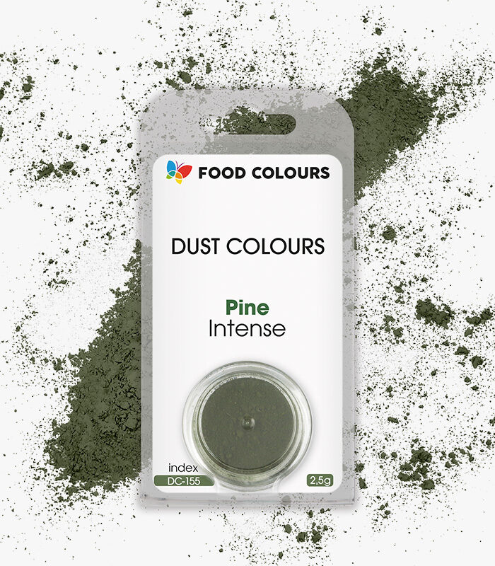 Tumši zaļa intensīvā krāsviela dekorēšanai Pine 2.5g