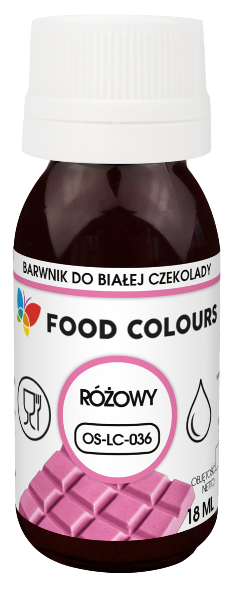 Pink dye for white chocolate