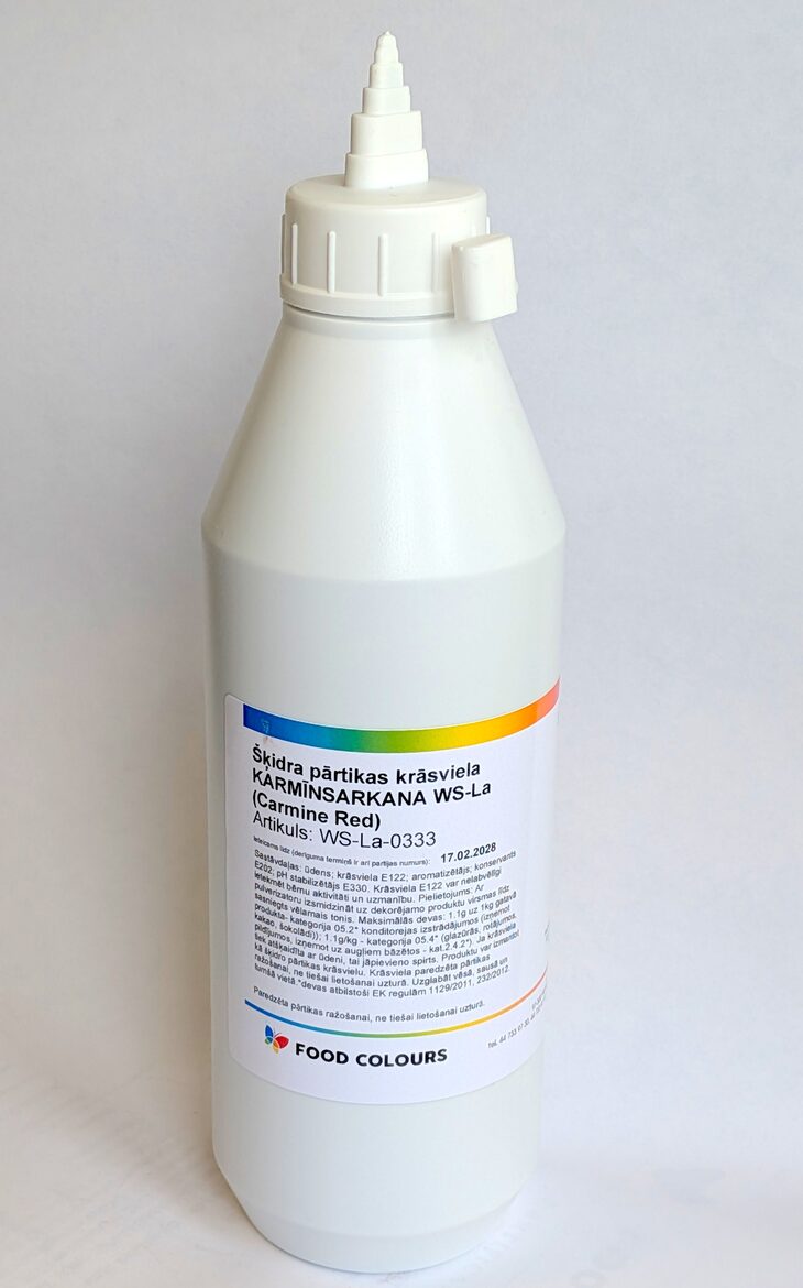 Karmīnsarkana krāsviela 500g