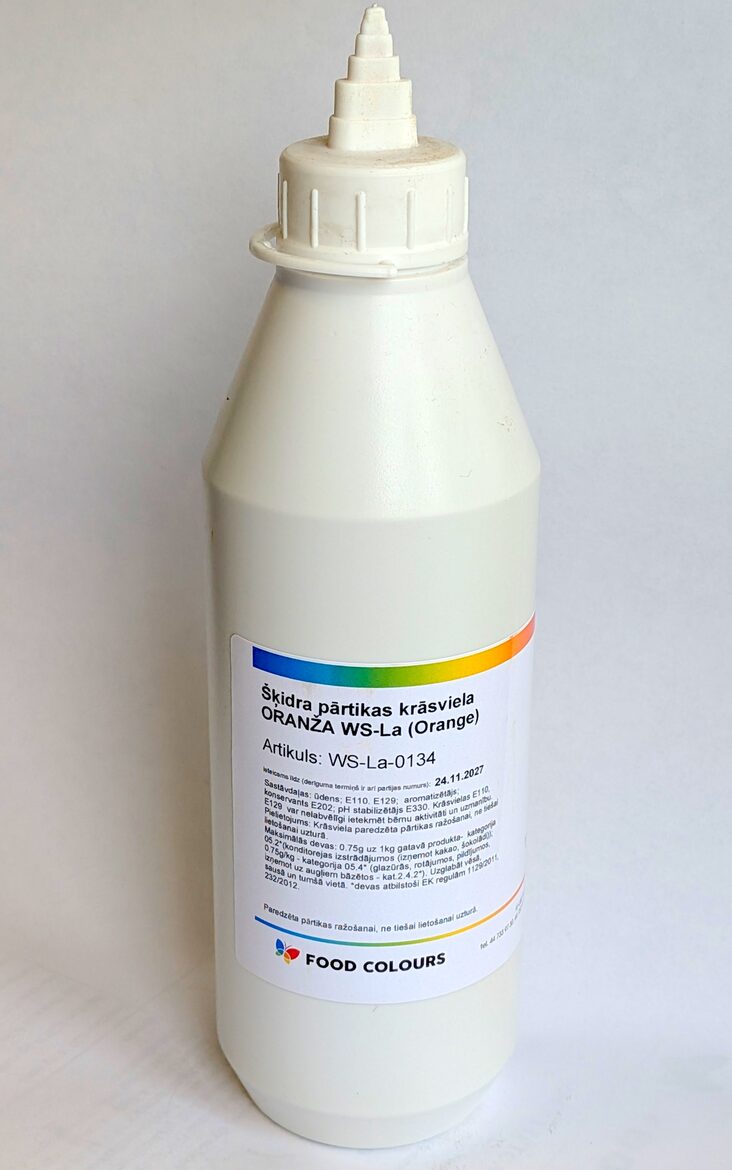 Oranža krāsviela 500g