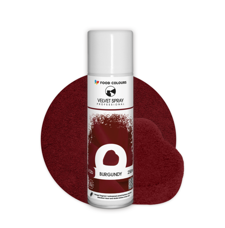 Bordo colour aerosol Velvet Spray 250ml