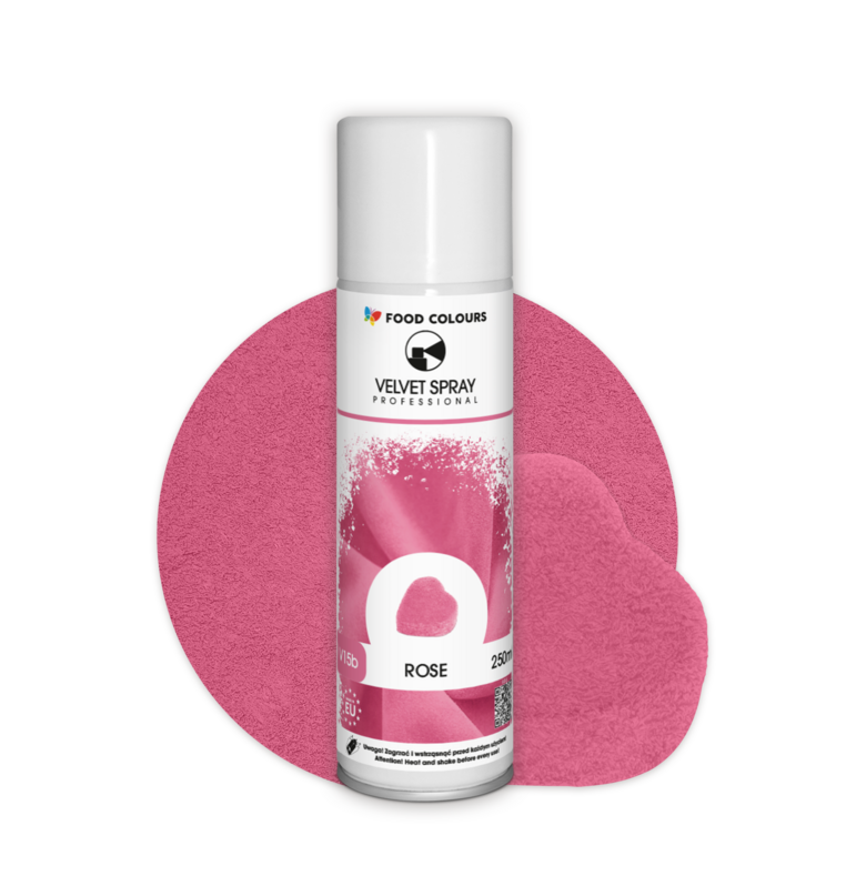 Pink colour aerosol Velvet Spray 250ml