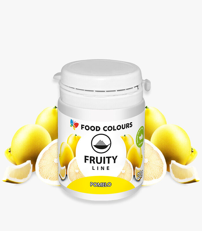 Gaiši dzeltena POMELO krāsviela pulverī dabīga 20g
