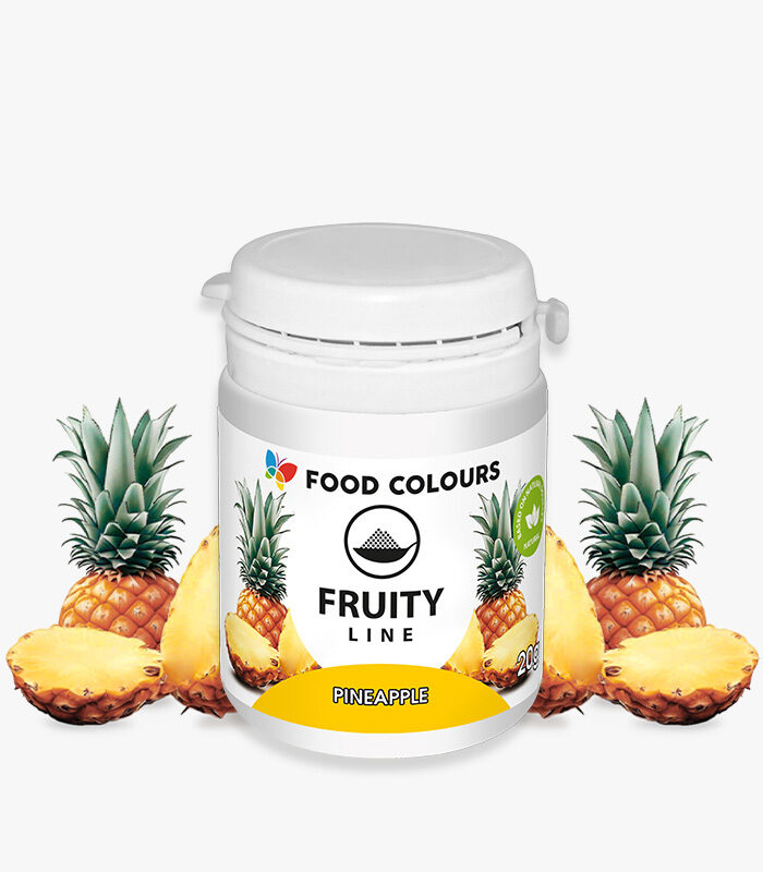Dzeltena PINEAPPLE krāsviela pulverī dabīga 20g
