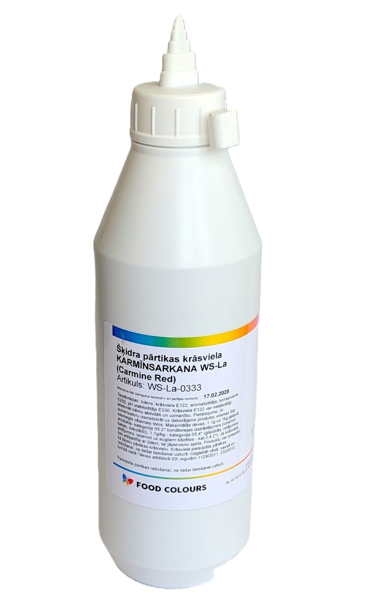 Karmīnsarkana krāsviela 500g