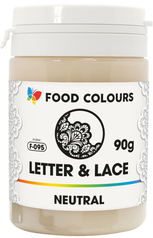 NEITRĀLA dekorpasta LETTER & LACE 90g