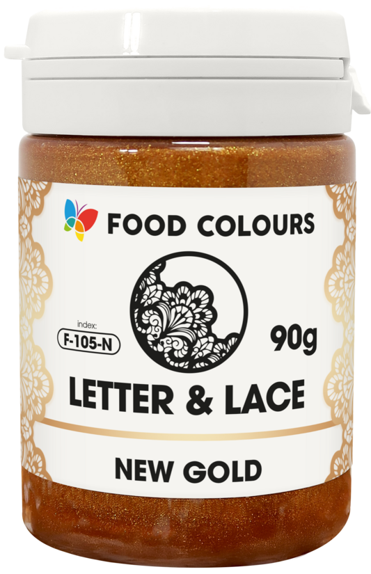 ZELTA dekorpasta LETTER & LACE 90g
