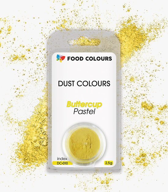 Dzeltena pasteļkrāsa dekorēšanai Buttercup 2.5g