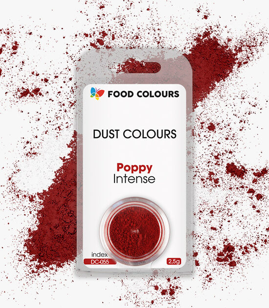 Saules sarkana intensīvā krāsviela dekorēšanai Poppy 2.5g