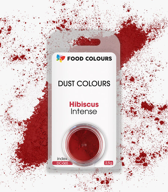 Sarkana intensīvā krāsviela dekorēšanai Hibiscus 2.5g