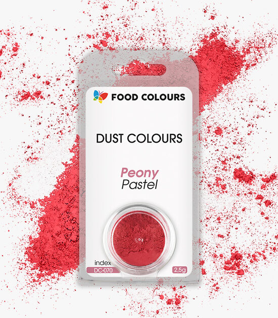 Aveņsarkana pasteļkrāsa dekorēšanai Peony 2.5g