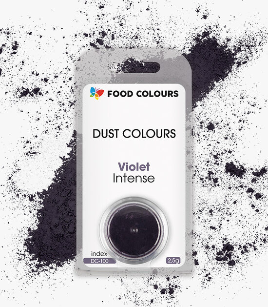 Tumši violeta intensīvā krāsviela dekorēšanai Violet 2.5g