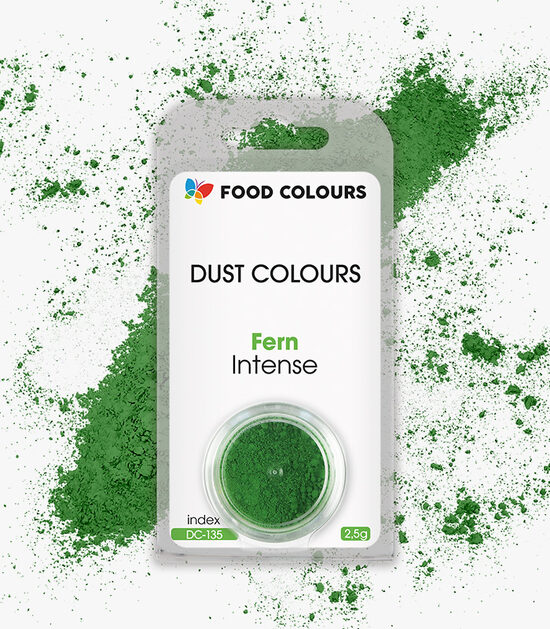 Gaiši zaļa intensīvā krāsviela dekorēšanai Fern 2.5g