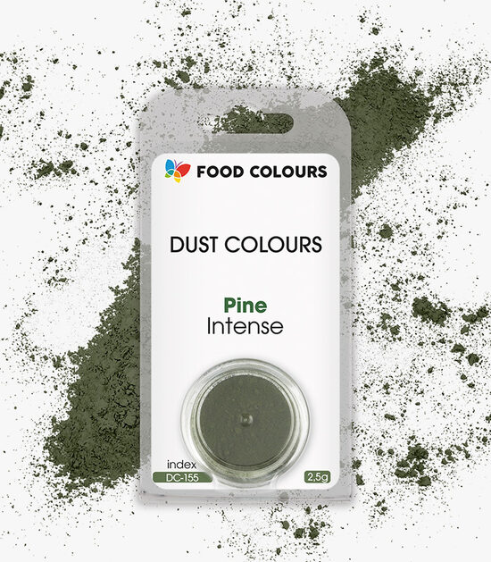 Tumši zaļa intensīvā krāsviela dekorēšanai Pine 2.5g