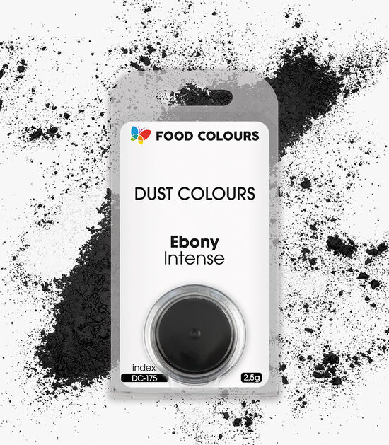 Melna intensīvā krāsviela dekorēšanai melna Ebony 2.5g