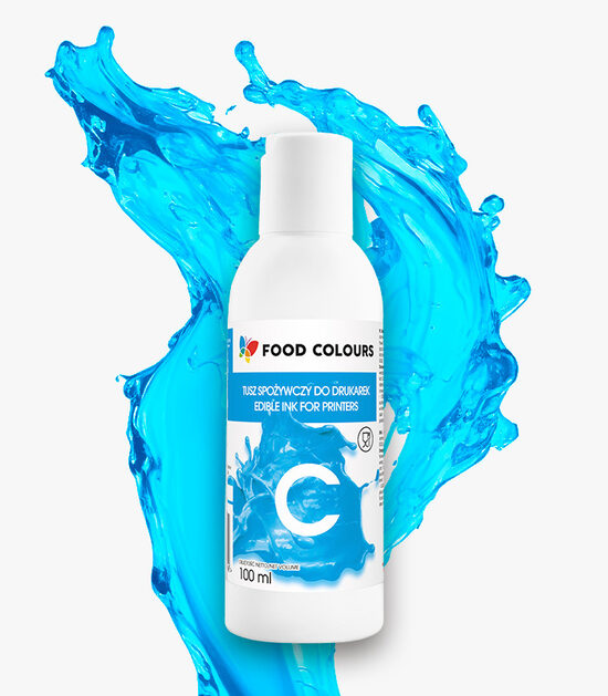 Krāsviela pārtikas printerim CYAN 100ml