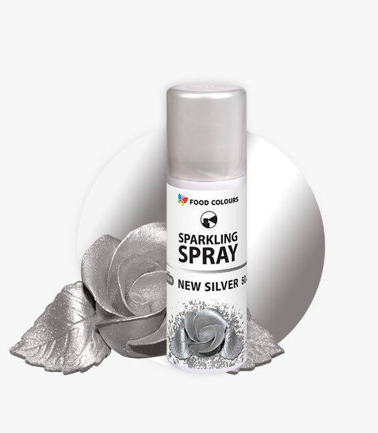 Jaunā Sudraba krāsviela aerosolā New Silver 50ml