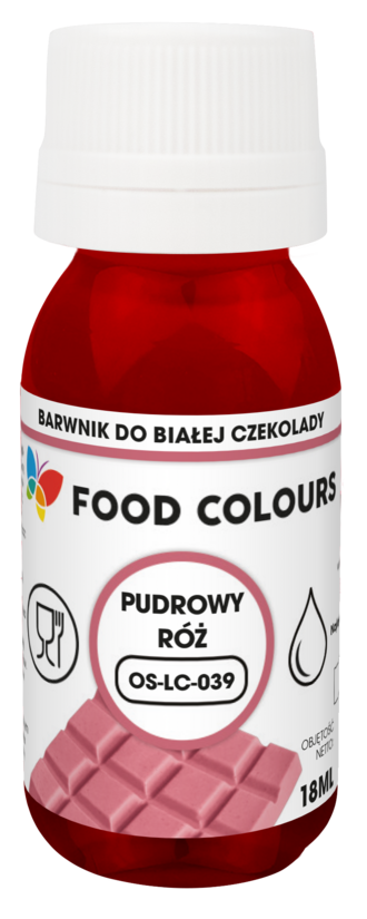 Rozā krāsviela baltajai šokolādei 18ml