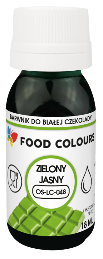 Gaiši zaļa krāsviela baltajai šokolādei 18ml