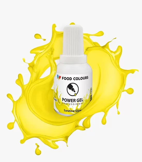 Gaiši dzeltena krāsviela želejā SUNSHINE GLOW 20g