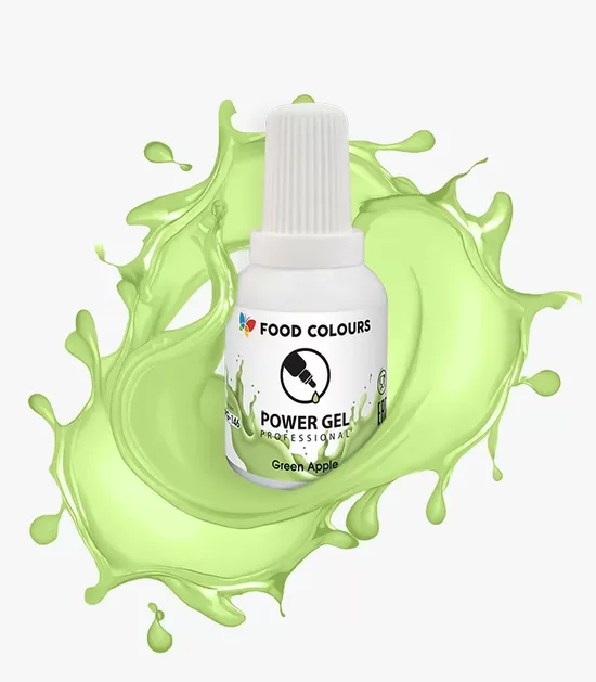 Ābolu zaļa krāsviela želejā GREEN APPLE 20g