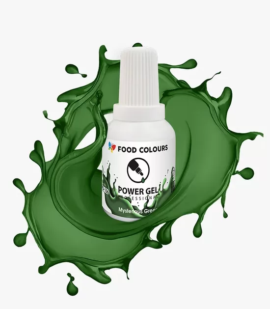 Tumši zaļa krāsviela želejā MYSTERIOUS GREEN 20g