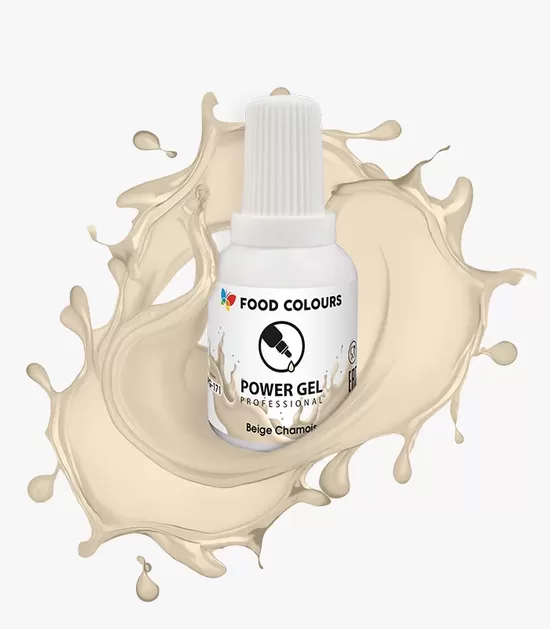 Bēša krāsviela želejā BEIGE CHAMOIS 20g