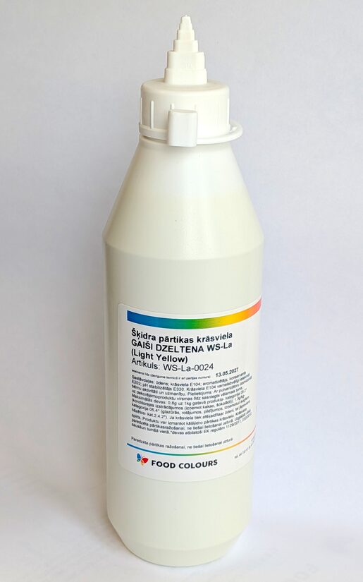 Gaiši dzeltena krāsviela 500g