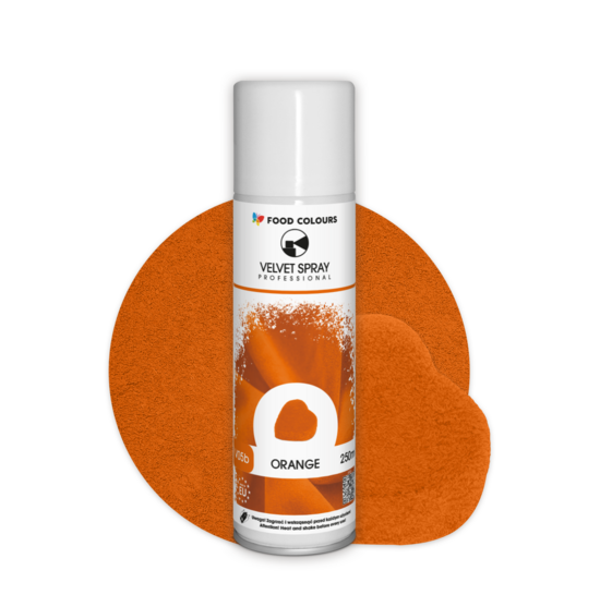 Velvet spray Oranžs aerosolā 250ml