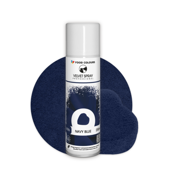Velvet spray Tumši zils aerosolā 250ml