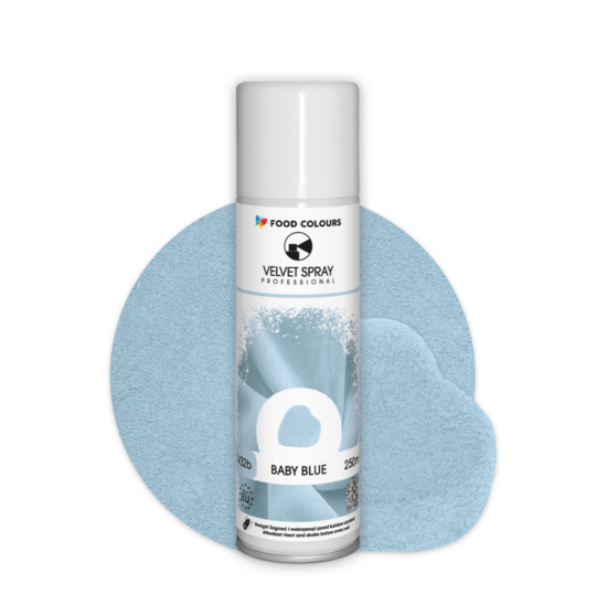 Velvet spray Gaiši zils aerosolā 250ml