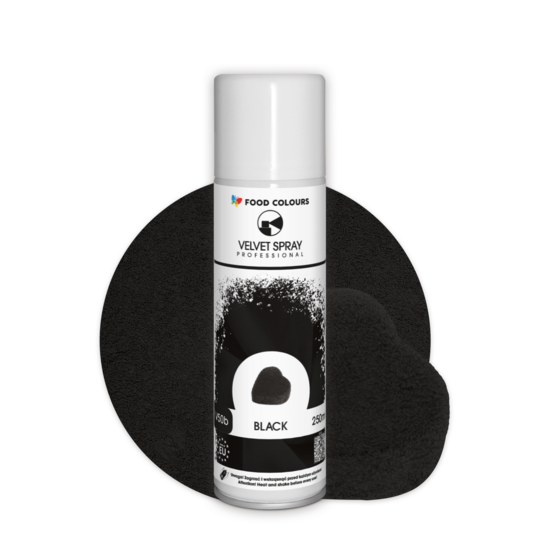 Velvet spray Melns aerosolā 250ml