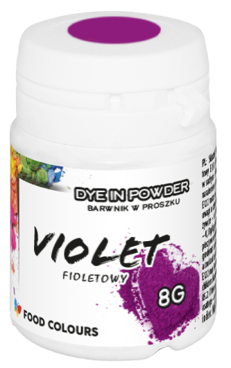 Violeta krāsviela pulverī 8g