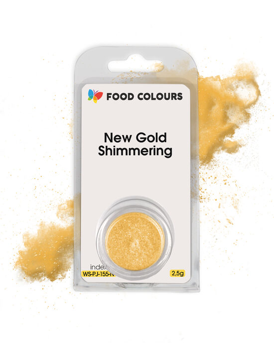 Pulverveida krāsviela New Gold Shimmering Zelta 2.5g