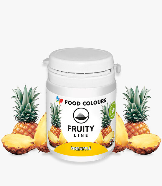 Dzeltena PINEAPPLE krāsviela pulverī dabīga 20g
