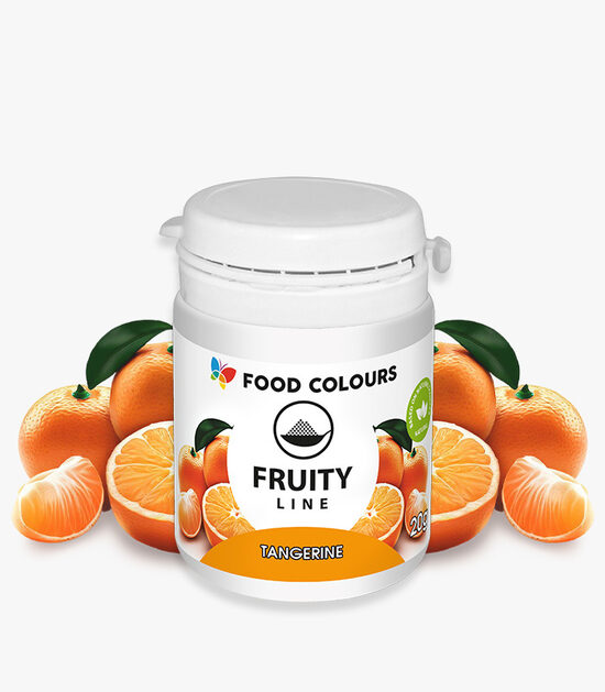 Oranža TANGERINE krāsviela pulverī dabīga 20g