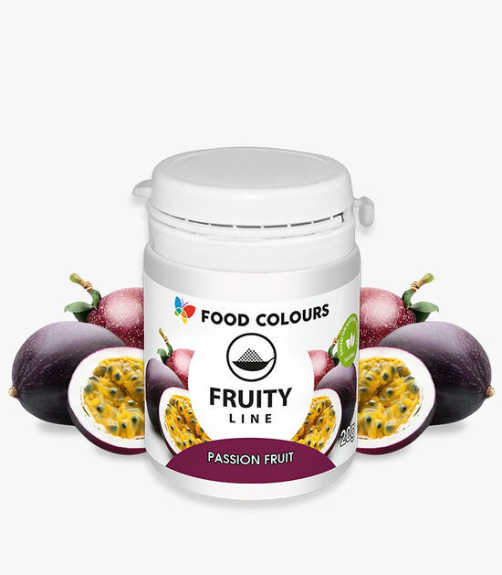 Violeta PASSION FRUIT krāsviela pulverī dabīga 20g