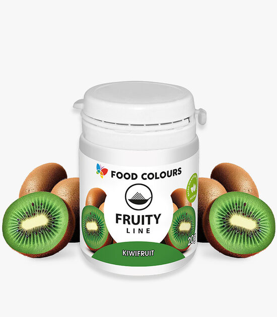 Tumši zaļa KIWIFRUIT krāsviela pulverī dabīga 20g