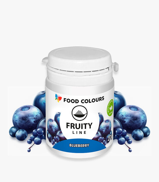 Zila  BLUEBERRY krāsviela pulverī dabīga 20g