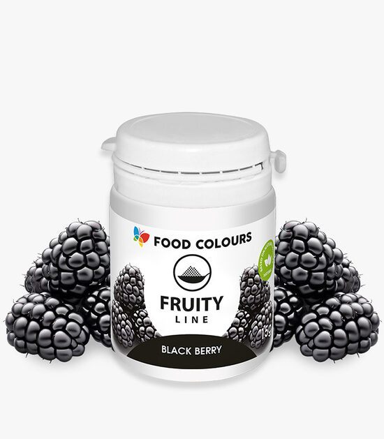 Melna BLACKBERRY krāsviela pulverī dabīga 15g