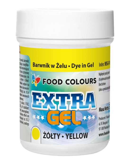 Dzeltena krāsviela EXTRA GEL 35g