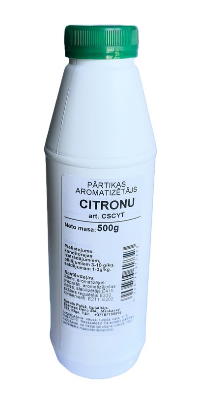 Citronu pārtikas aromatizētājs 500g