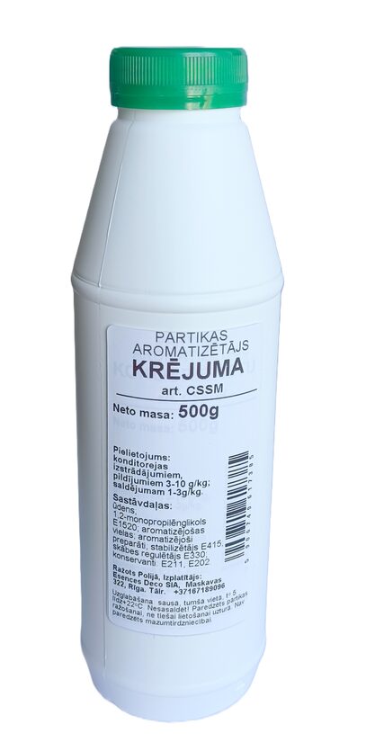 Krējuma pārtikas aromatizētājs 500g