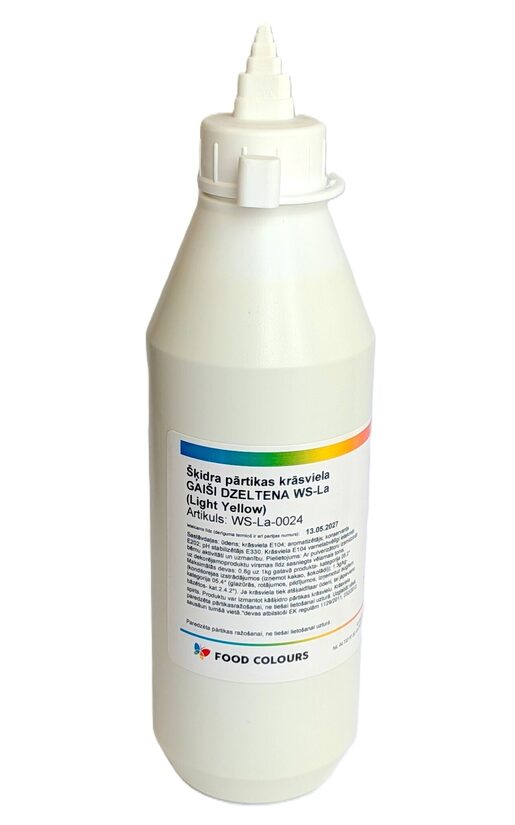 Gaiši dzeltena krāsviela 500g