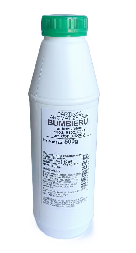 Bumbieru pārtikas aromatizētājs ar krāsu 500g